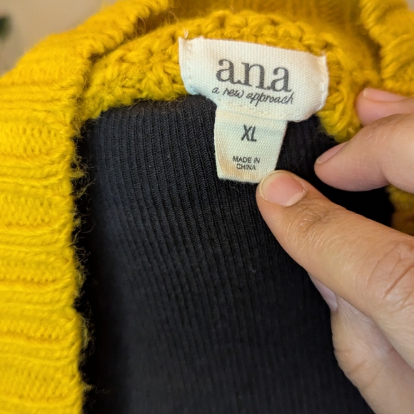 Women's Mustard Sweater - Picture 5 of 6